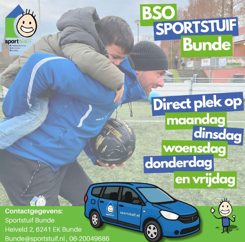 Augustus bij Sportstuif Bunde: Klaar voor een nieuw schooljaar vol plezier en beweging