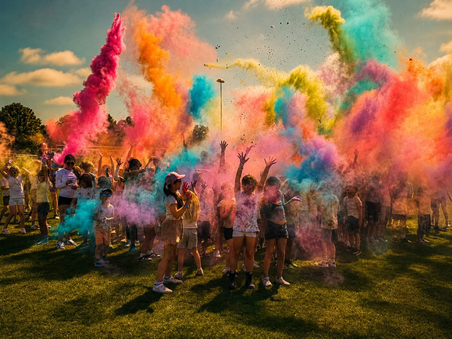 Mei Blog: peutervoetbal, color run, trefbal en nog veel meer!